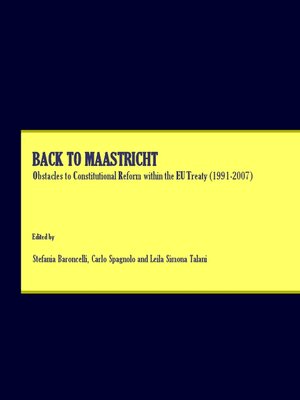 cover image of Back to Maastricht